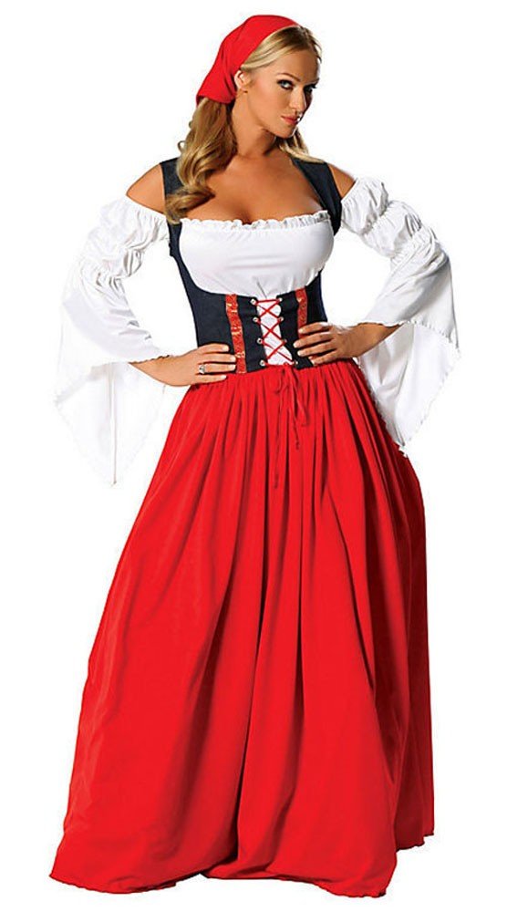 Miss Swiss Oktoberfest Kleidung Trachtenkostüm