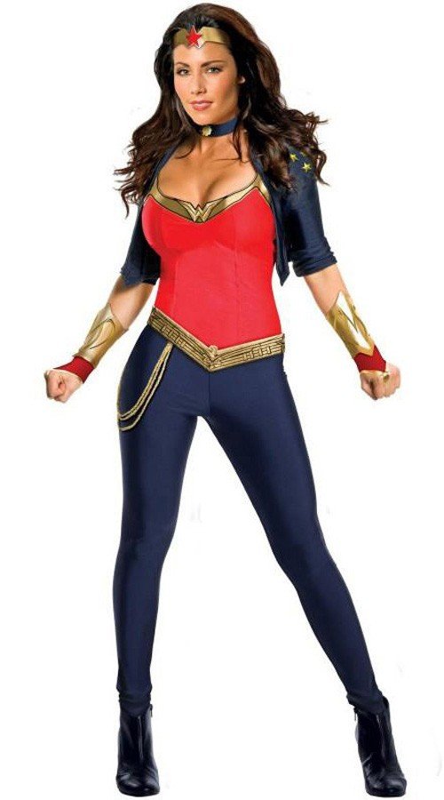 Deluxe Wonder Woman Kostüm für Erwachsene Superhelden Kostüme