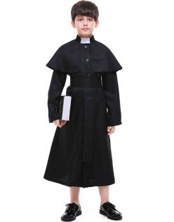 Hochwürden Kostüm für Kinder Priesterkostüm Papst Kostüm