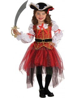 Mädchen Prinzessin Meer Piratin Kostüm für Kinder
