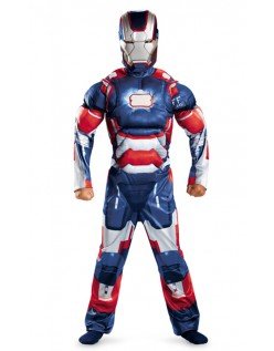 Avengers Iron Man Kostüm Kinder Mark VII Muskel Kostüm Blau