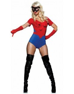Sexy Spidergirl Kostüm Body Halloween Kostüme Erwachsene