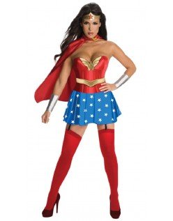 Sexy Wonder Woman Kostüm für Erwachsene Klassisches Superhelden Kostüme