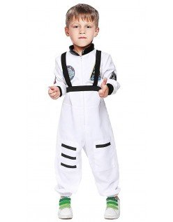 Astronauten Kostüm für Kinder Weiß