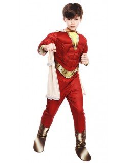 Shazam Kostüm für Kinder Superhelden Kostüm