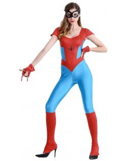 Freches Spidergirl Kostüm Superhelden Kostüme Overall Erwachsene
