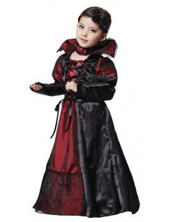 Mädchen Halloween Vampir Kostüm Partykleid für Kinder