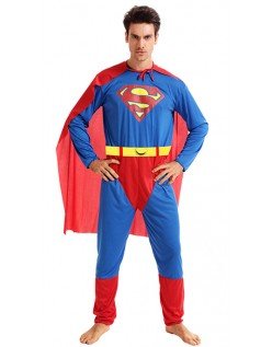 Klassisches Superman Kostüm für Erwachsene Superhelden Kostüme